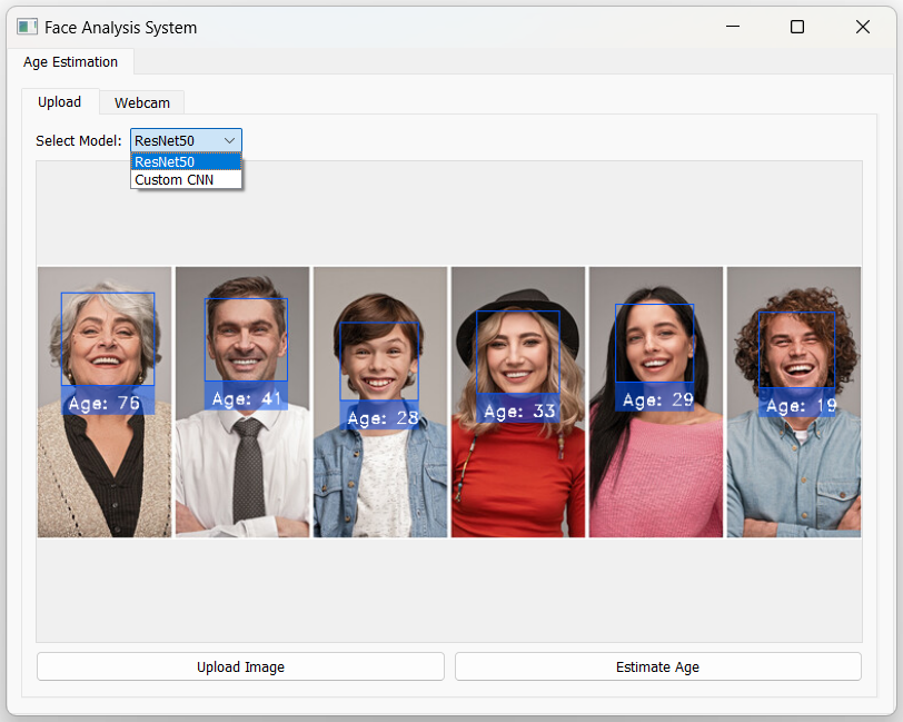 Age Estimation Tab
